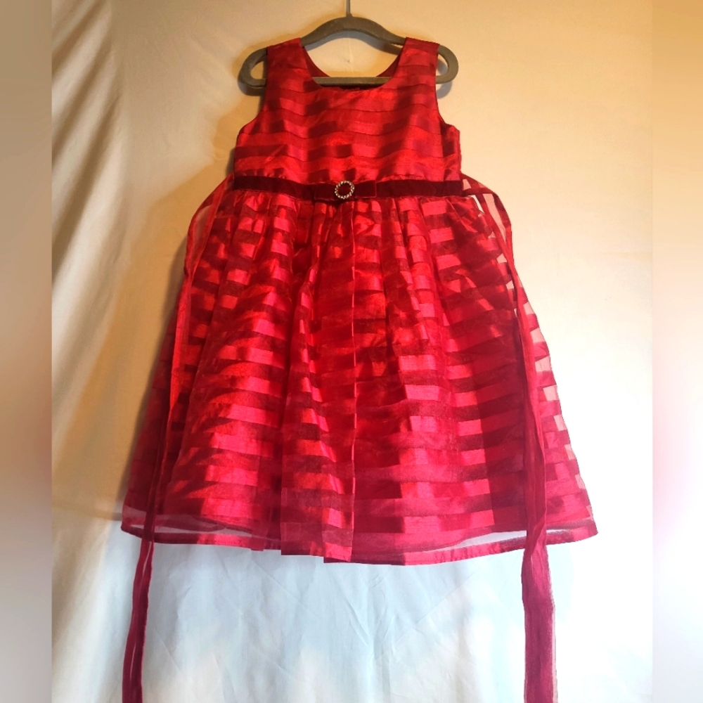 Jona Mitchell Red Dress - Flower Girl, Wedding, Birthday Christmas etc